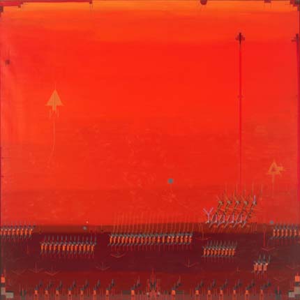 The Great Plains by Lee Mullican