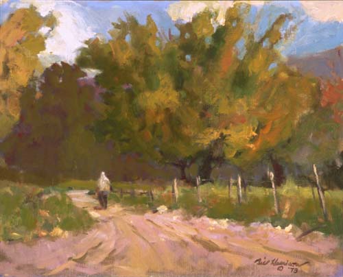 Landscape with Figure by Bill Harrison