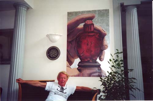 Portrait of the artist Harold Stevenson in his Wainscott, Long Island, New York Residence by Victor Koshkin-Youritzin