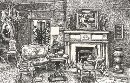 Hefner Living Room by Greg Burns