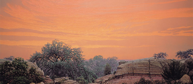 Sunset at Roman Nose State Park